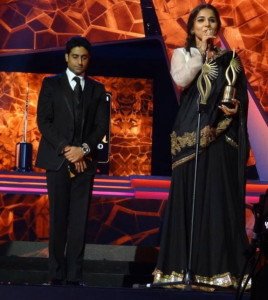 Abhishek Bachchan_Vidya Balan_IIFA 2013