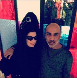 manish arora with diane pernet of ASVOFF