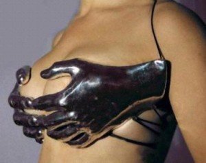 hand-cupped bra
