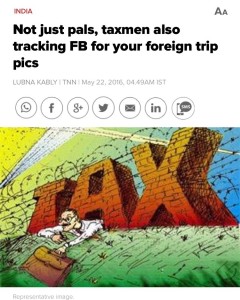Taxmen Scanning Social Media